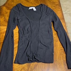 Armani Exchange staple black long sleeve